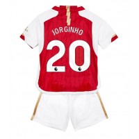 Echipament fotbal Arsenal Jorginho Frello #20 Tricou Acasa 2023-24 pentru copii maneca scurta (+ Pantaloni scurti)